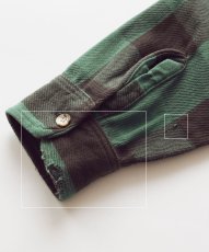 画像12: 80's ST. JOHN'S BAY COTTON BUFFALO CHECK HEAVY FLANNEL SHIRT "MADE IN USA" (12)