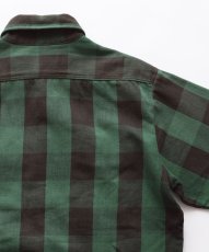 画像5: 80's ST. JOHN'S BAY COTTON BUFFALO CHECK HEAVY FLANNEL SHIRT "MADE IN USA" (5)