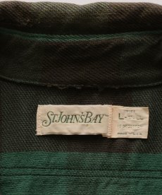 画像7: 80's ST. JOHN'S BAY COTTON BUFFALO CHECK HEAVY FLANNEL SHIRT "MADE IN USA" (7)