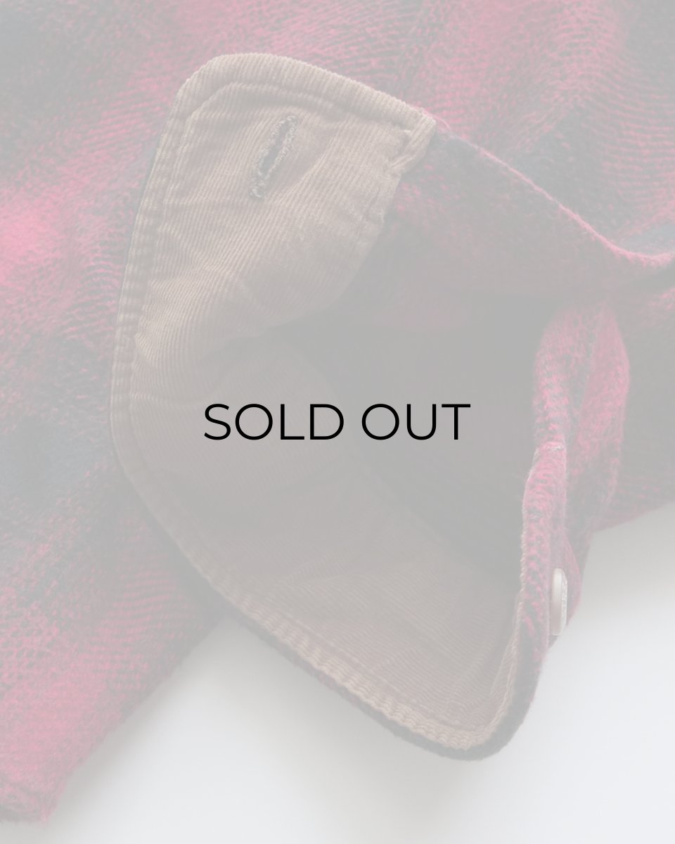 画像9: FIELD & STREAM COTTON OMBRE CHECK HEAVY FLANNEL SHIRT 【XL】 (9)