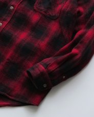 画像6: FIELD & STREAM COTTON OMBRE CHECK HEAVY FLANNEL SHIRT 【XL】 (6)