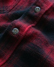 画像7: FIELD & STREAM COTTON OMBRE CHECK HEAVY FLANNEL SHIRT 【XL】 (7)