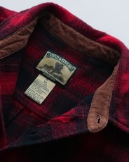 画像8: FIELD & STREAM COTTON OMBRE CHECK HEAVY FLANNEL SHIRT 【XL】 (8)