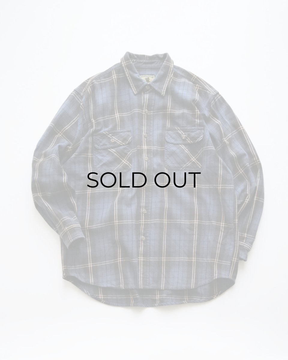 画像1: FIELD & STREAM COTTON CHECK HEAVY FLANNEL SHIRT 【XL】 (1)