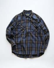 画像1: FIELD & STREAM COTTON CHECK HEAVY FLANNEL SHIRT 【XL】 (1)