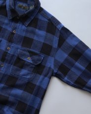 画像3: FIELD & STREAM COTTON BUFFALO CHECK HEAVY FLANNEL SHIRT 【M】 (3)