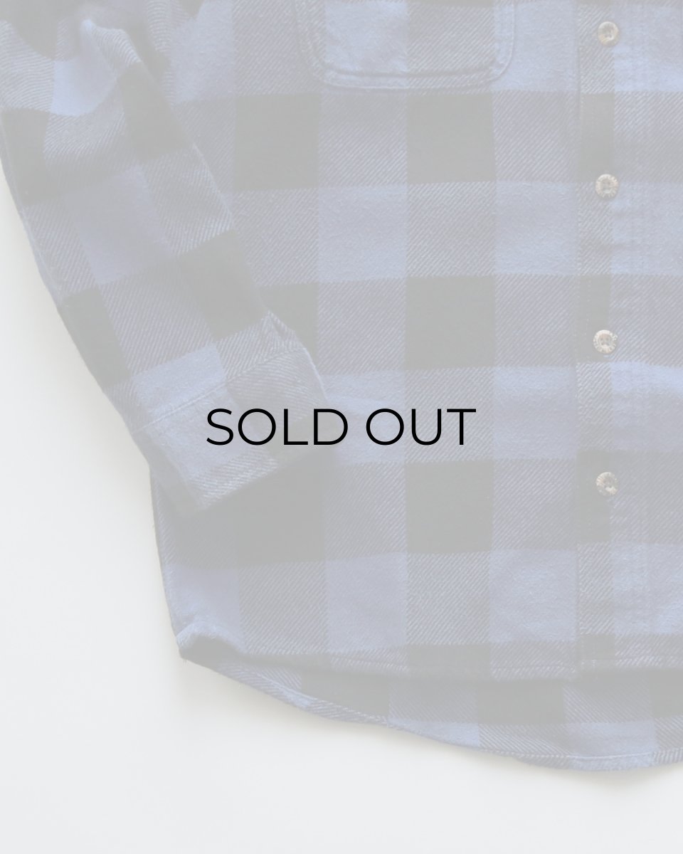 画像4: FIELD & STREAM COTTON BUFFALO CHECK HEAVY FLANNEL SHIRT 【M】 (4)