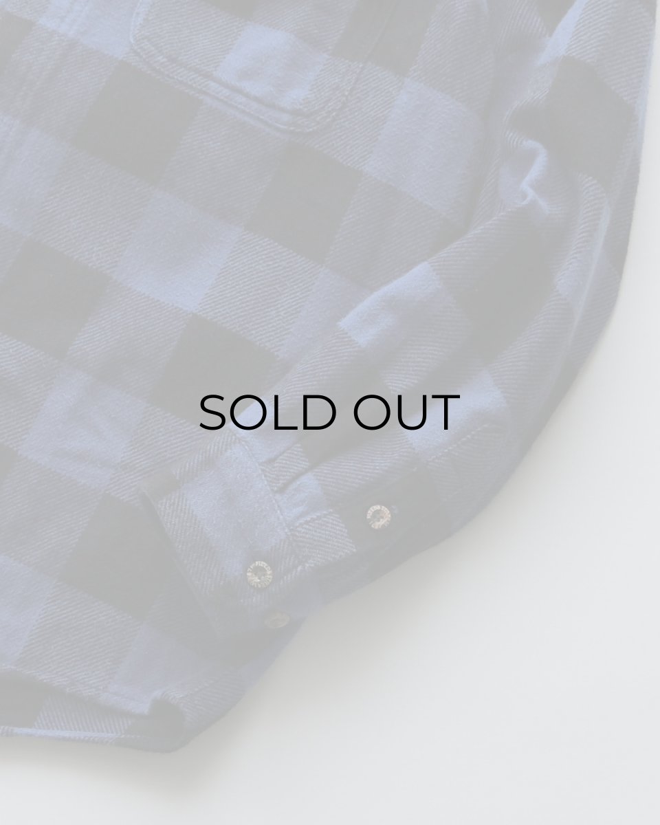 画像6: FIELD & STREAM COTTON BUFFALO CHECK HEAVY FLANNEL SHIRT 【M】 (6)