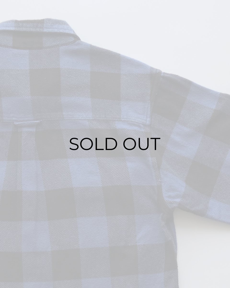 画像5: FIELD & STREAM COTTON BUFFALO CHECK HEAVY FLANNEL SHIRT 【M】 (5)