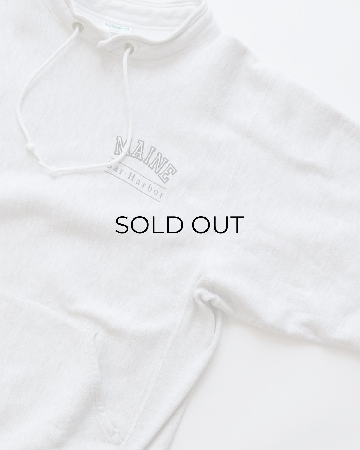 画像3: 〜90's kellsport REVERSE WEAVE style PRINT HIGH NECK SWEAT "MAINE" "MADE IN USA" (3)