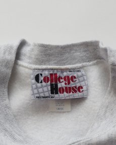 画像7: 〜90's College House REVERSE WEAVE style PUFF PRINT CREW NECK SWEAT "WA-HI BLUE DEVILS" (7)