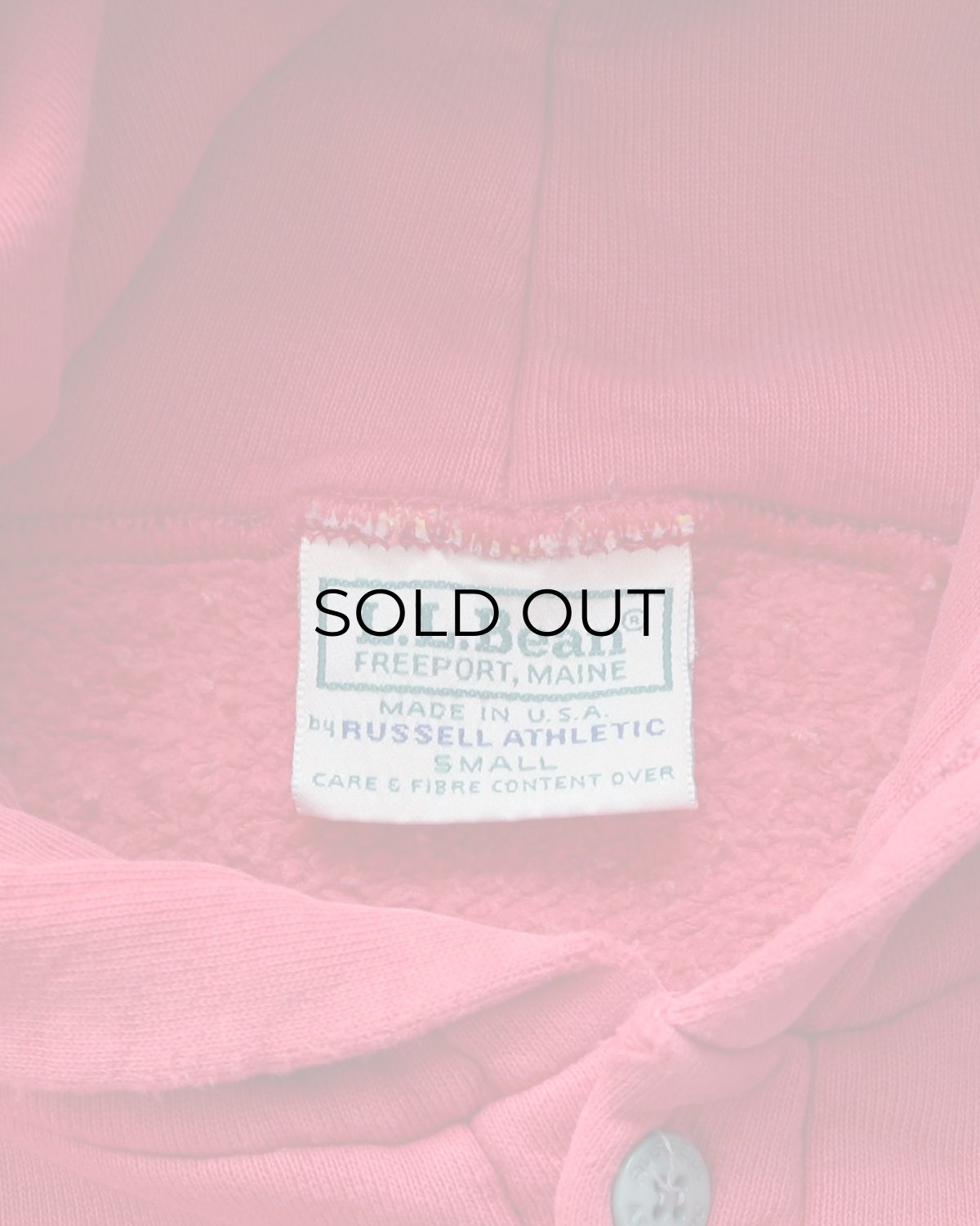 画像6: 〜90's L.L. Bean by RUSSELL SWEAT PULLOVER HENLEY NECK PARKA "MADE IN USA" (6)