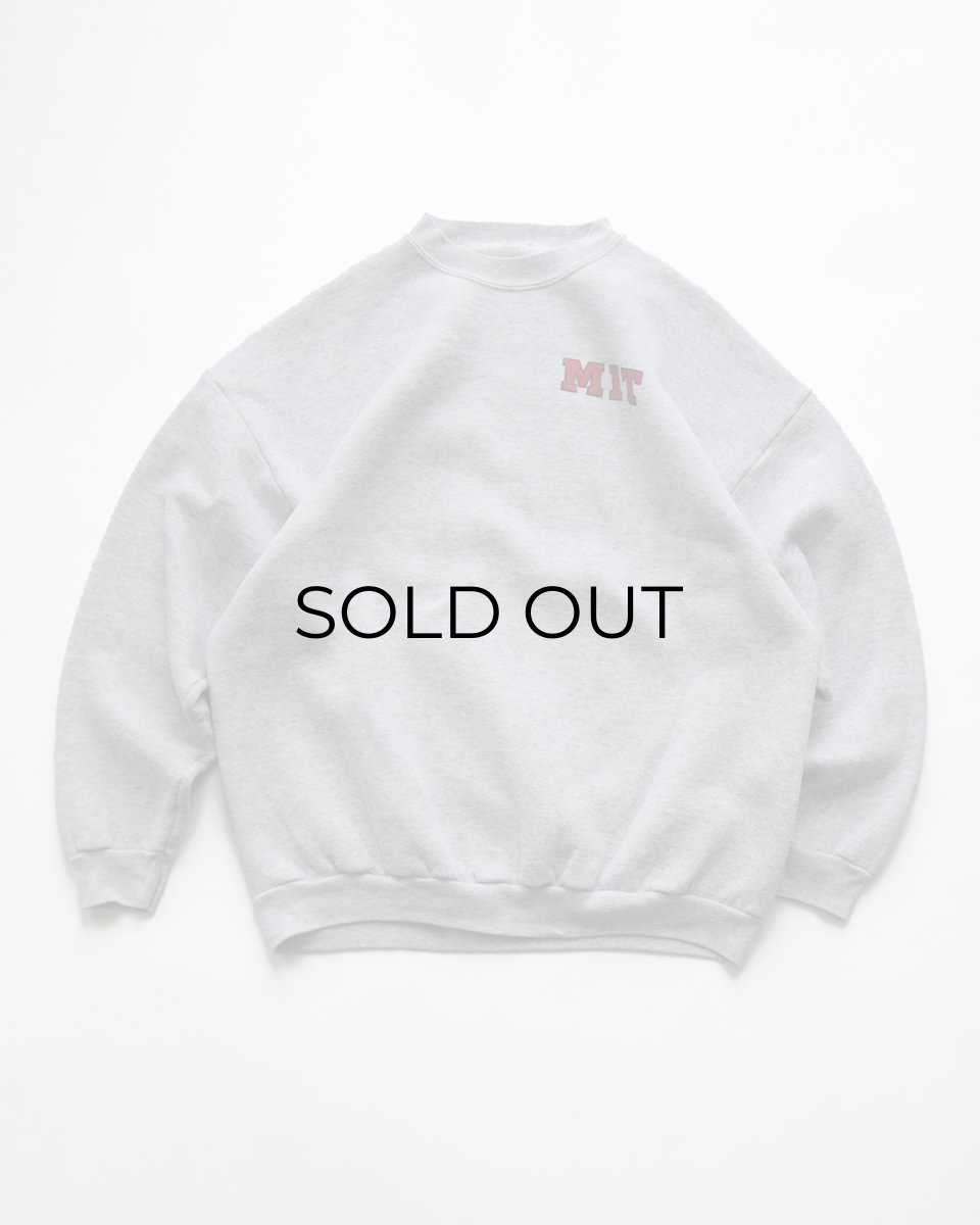 画像1: OLD UNKNOWN BRAND PRINT CREW NECK SWEAT "MIT" (1)