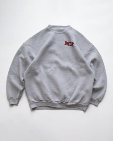 画像1: OLD UNKNOWN BRAND PRINT CREW NECK SWEAT "MIT" (1)