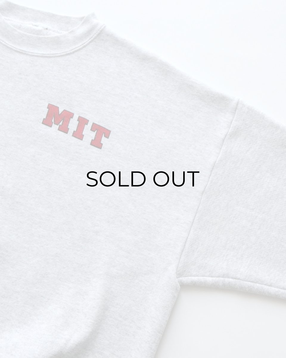 画像3: OLD UNKNOWN BRAND PRINT CREW NECK SWEAT "MIT" (3)