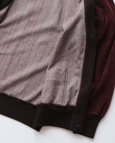 画像6: 〜70's Plusher COTTON VELOUR CARDIGAN (6)
