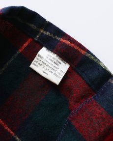 画像11: 70's〜 PENDLETON WOOL CHECK LOOP COLLAR BOARD SHIRT (11)