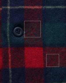 画像14: 70's〜 PENDLETON WOOL CHECK LOOP COLLAR BOARD SHIRT (14)