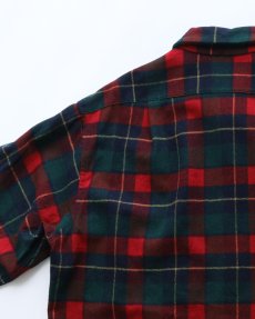 画像5: 70's〜 PENDLETON WOOL CHECK LOOP COLLAR BOARD SHIRT (5)