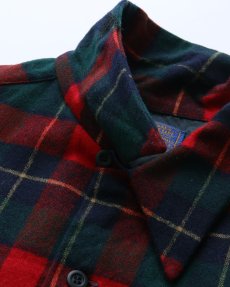 画像8: 70's〜 PENDLETON WOOL CHECK LOOP COLLAR BOARD SHIRT (8)