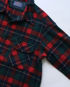 画像3: 70's〜 PENDLETON WOOL CHECK LOOP COLLAR BOARD SHIRT (3)