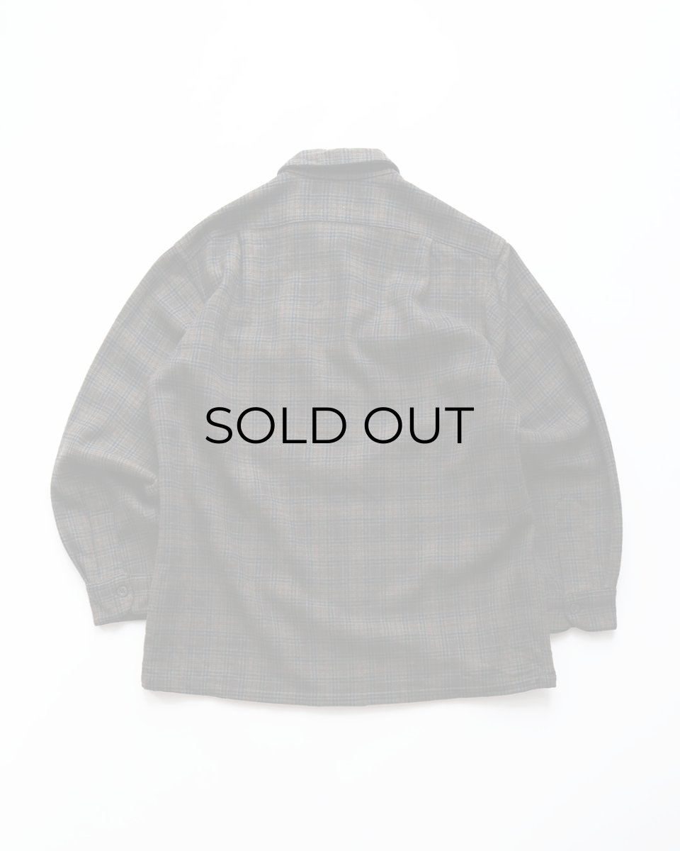 画像2: 〜60's PENDLETON WOOL CHECK LOOP COLLAR BOARD SHIRT (2)