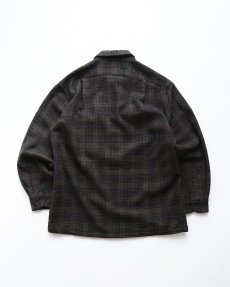 画像2: 〜60's PENDLETON WOOL CHECK LOOP COLLAR BOARD SHIRT (2)