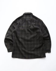 画像2: 〜60's PENDLETON WOOL CHECK LOOP COLLAR BOARD SHIRT (2)