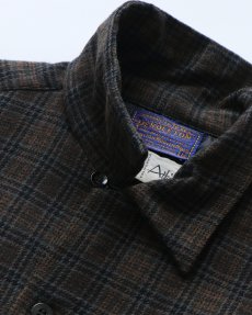 画像7: 〜60's PENDLETON WOOL CHECK LOOP COLLAR BOARD SHIRT (7)