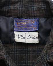 画像8: 〜60's PENDLETON WOOL CHECK LOOP COLLAR BOARD SHIRT (8)