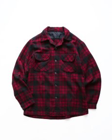 画像1: 60's PENDLETON WOOL CHECK LOOP COLLAR BOARD SHIRT (1)