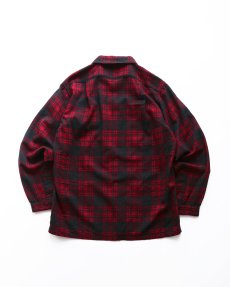 画像2: 60's PENDLETON WOOL CHECK LOOP COLLAR BOARD SHIRT (2)