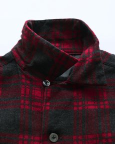 画像7: 60's PENDLETON WOOL CHECK LOOP COLLAR BOARD SHIRT (7)