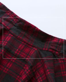 画像10: 60's PENDLETON WOOL CHECK LOOP COLLAR BOARD SHIRT (10)