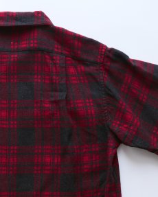 画像5: 60's PENDLETON WOOL CHECK LOOP COLLAR BOARD SHIRT (5)