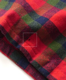 画像9: 〜70's Sportsman WOOL NYLON CHECK LOOP COLLAR BOX SHIRT (9)