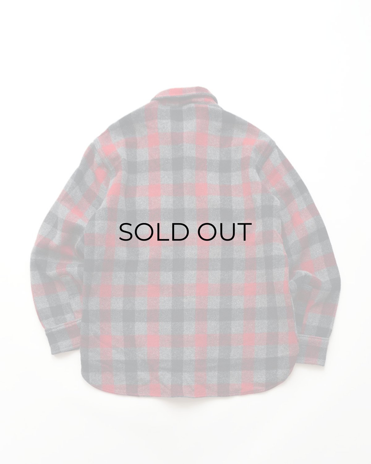 画像2: 〜80's Woolrich WOOL NYLON CHECK CPO SHIRT (2)