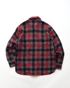 画像2: 〜80's Woolrich WOOL NYLON CHECK CPO SHIRT (2)