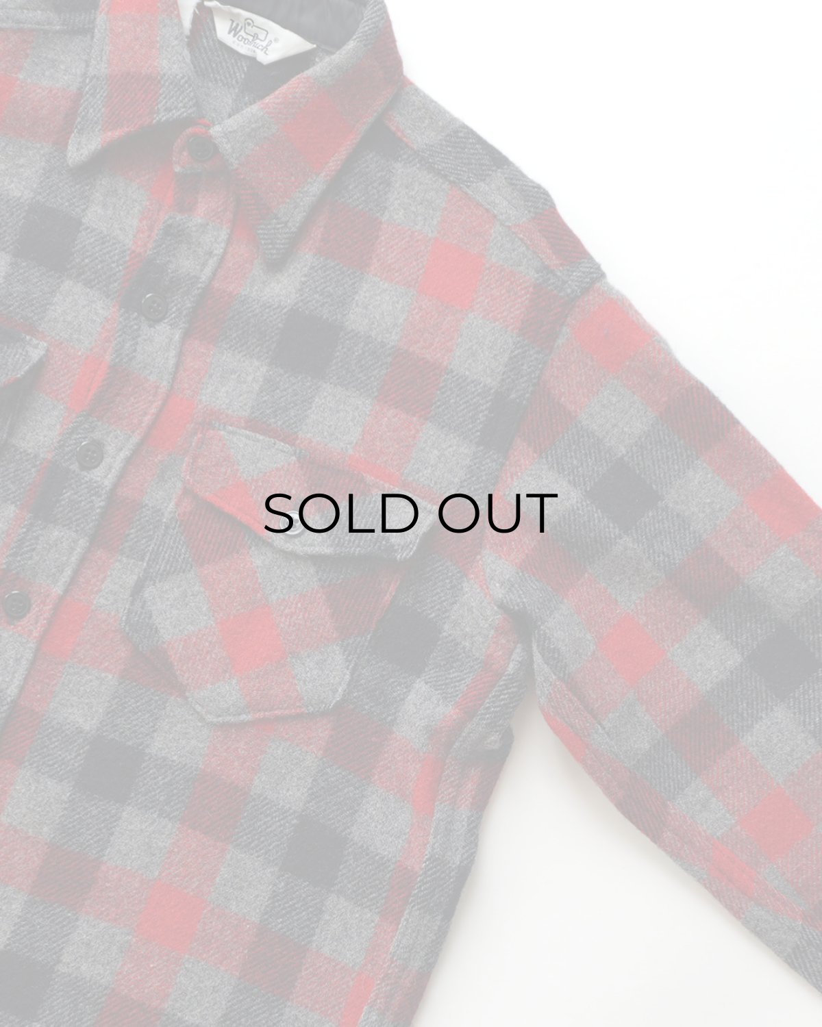 画像3: 〜80's Woolrich WOOL NYLON CHECK CPO SHIRT (3)