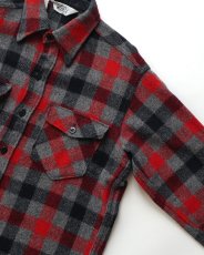 画像3: 〜80's Woolrich WOOL NYLON CHECK CPO SHIRT (3)
