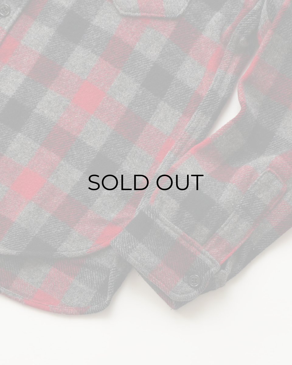 画像4: 〜80's Woolrich WOOL NYLON CHECK CPO SHIRT (4)