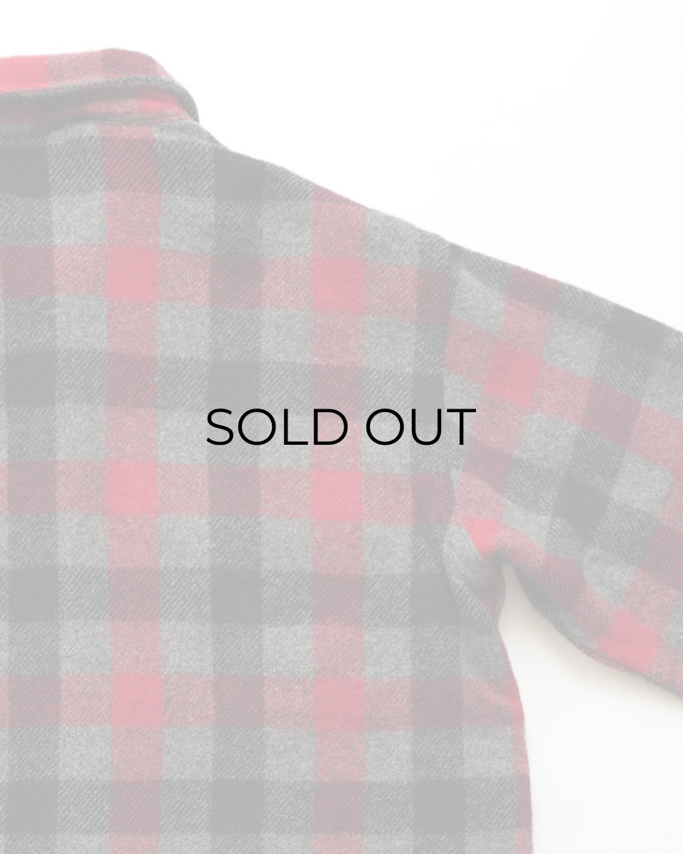 画像5: 〜80's Woolrich WOOL NYLON CHECK CPO SHIRT (5)