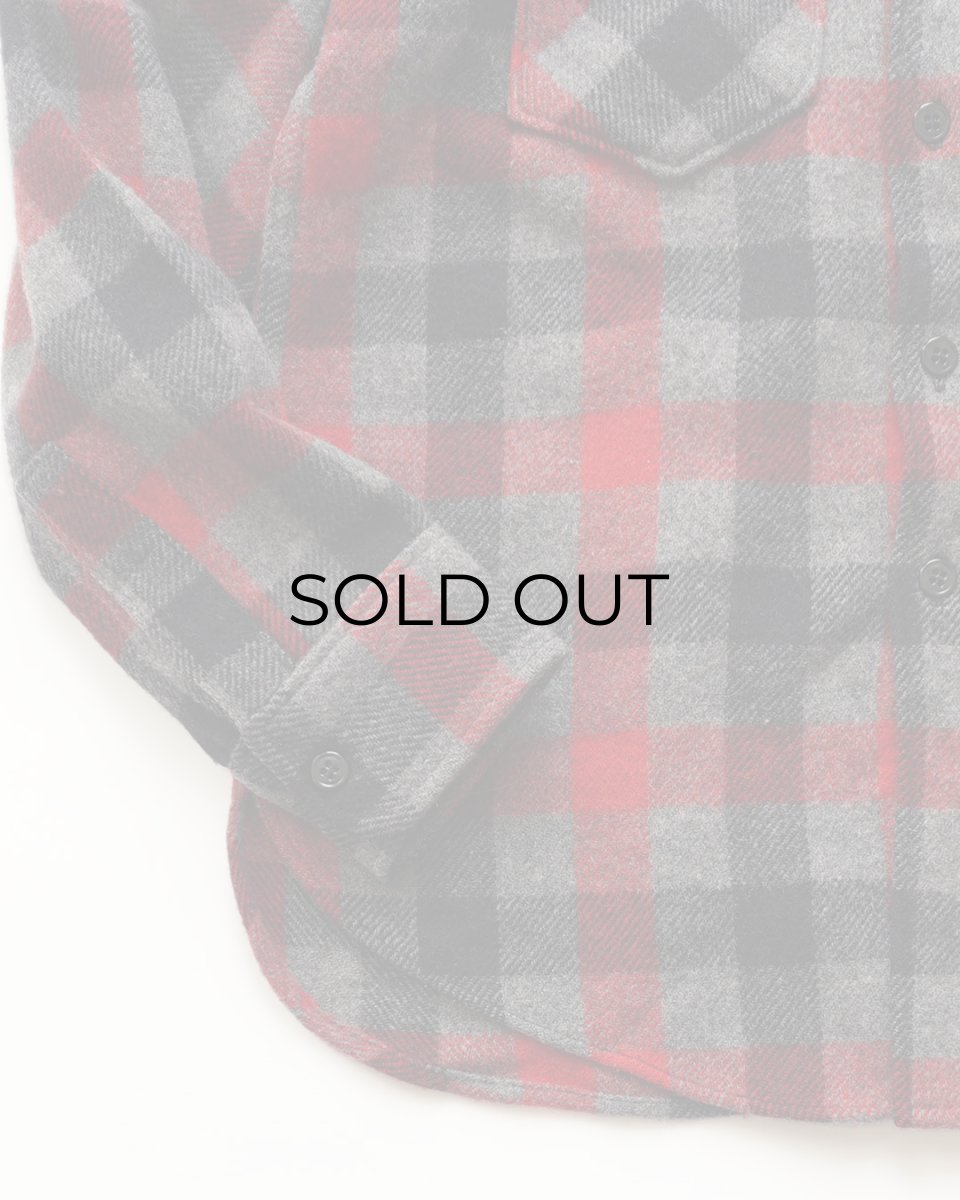 画像6: 〜80's Woolrich WOOL NYLON CHECK CPO SHIRT (6)