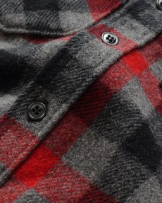 画像9: 〜80's Woolrich WOOL NYLON CHECK CPO SHIRT (9)