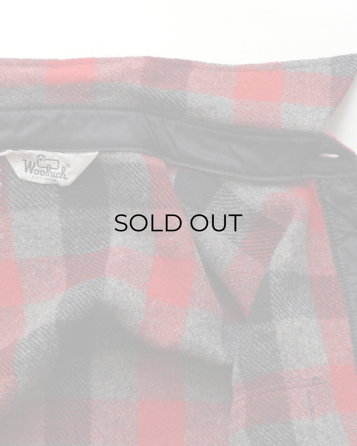 画像8: 〜80's Woolrich WOOL NYLON CHECK CPO SHIRT (8)