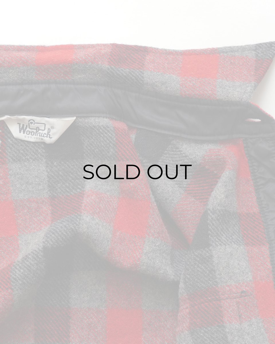 画像8: 〜80's Woolrich WOOL NYLON CHECK CPO SHIRT (8)