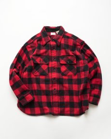 画像1: 60's ROOMY RICHARD ACRYLIC WOOL COTTON BUFFALO CHECK CPO SHIRT (1)