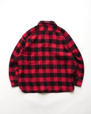 画像2: 60's ROOMY RICHARD ACRYLIC WOOL COTTON BUFFALO CHECK CPO SHIRT (2)