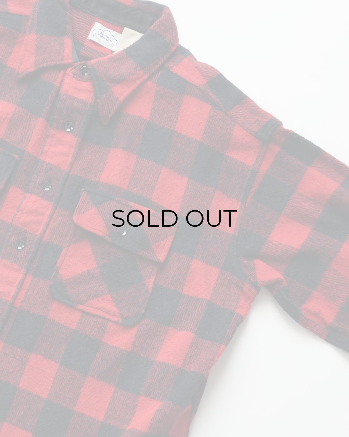 画像3: 60's ROOMY RICHARD ACRYLIC WOOL COTTON BUFFALO CHECK CPO SHIRT (3)