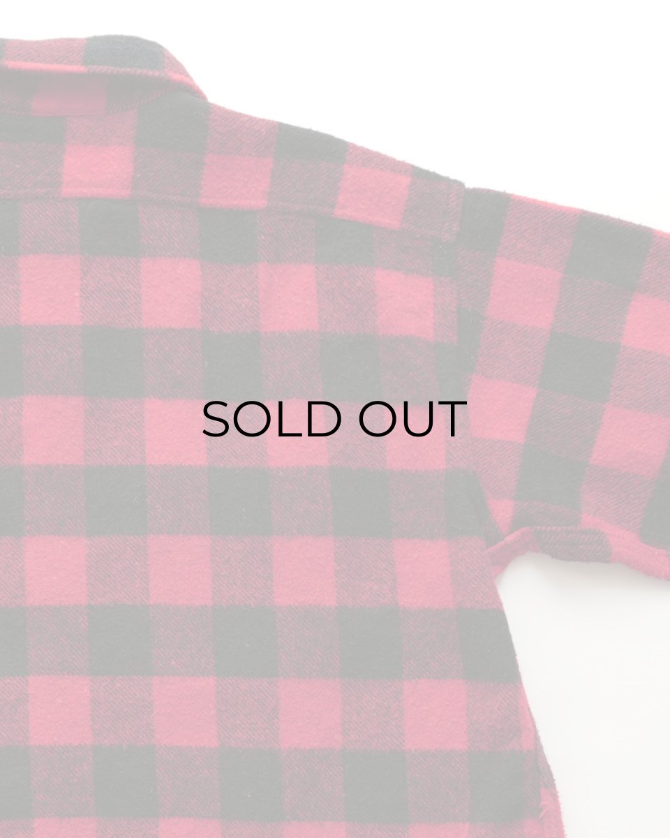 画像5: 60's ROOMY RICHARD ACRYLIC WOOL COTTON BUFFALO CHECK CPO SHIRT (5)